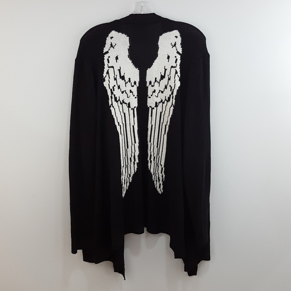 Hot Topic Sweaters - Hot Topic Walking Dead Daryl Angel Wing Cardigan